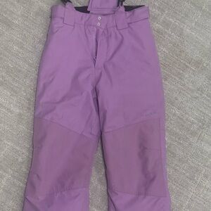 Kids Purple Snow Pants